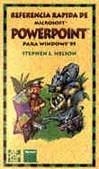 POWERPOINT PARA WINDOWS 95, REFERENCIA RAPIDA | 9788448102746 | NELSON, STEPHEN L.