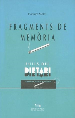 FRAGMENTS DE MEMORIA | 9788479354114 | MOLAS, Joaquim