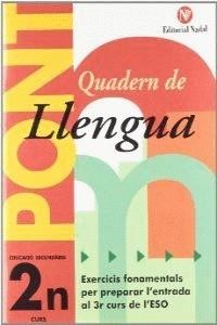 PONT LLENGUA 2 ESO | 9788478875009 | BRU ROIG, JOSEP MARIA