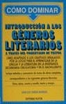 GENEROS LITERARIO , INTRODUCCION A LOS | 9788435906890 | ONIEVA MORALES , JUAN LUIS