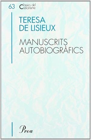 MANUSCRITS AUTOBIOGRAFICS | 9788482562278 | DE LISIEUX, T.