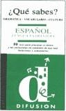 QUE SABES ESPAÑOL LENGUA EXTRANJERA | 9788489344174 | JUAN LÁZARO, OLGA