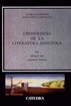 CRONOLOGIA DE LA LITERATURA ESPAÑOLA IV SIGLO XX 1 | 9788437615301 | VILLANUEVA, D.