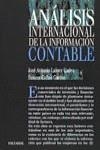 ANALISIS INTERNACIONAL DE LA INFORMACION CONTABLE | 9788436811704 | VVAA