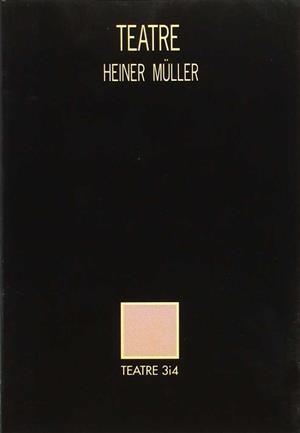 TEATRE | 9788475023670 | MULLER, HEINER