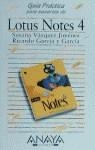 LOTUS NOTES 4, GUIA PRACTICA PARA USUARIOS | 9788441500051 | VAZQUEZ