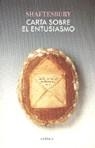 CARTA SOBRE EL ENTUSIASMO | 9788474238259 | SHAFTESBURY