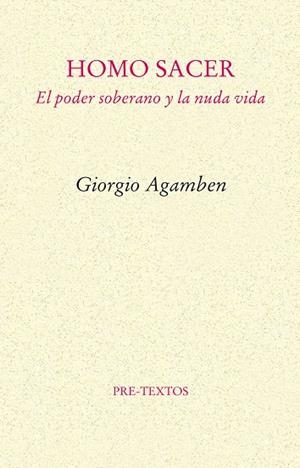 HOMO SACER | 9788481912067 | AGAMBEN , GIORGIO