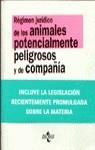 REGIMEN JURIDICO ANIMALES POTENCIALMENTE PELIGROSOS Y DE COM | 9788430935956 | PEREZ MONGUIO, JOSE MARIA