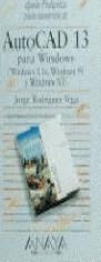 AUTOCAD 13 PARA WINDOWS, G.P. | 9788476149614 | RODRIGUEZ VEGA, J.