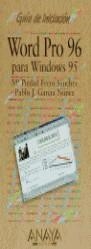 WORD PRO 96 PARA WINDOWS 95 | 9788476149430 | FERRO SANCHEZ/GARCIA NUÑEZ