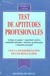 TEST DE APTITUDES PROFESIONALES | 9788431517069 | CARABIN, T.M.