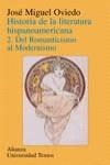 HISTORIA DE LA LITERATURA HISPANOAMERICANA 2 | 9788420681634 | OVIEDO, J.M.