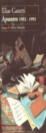 APUNTES 1992-1993 | 9788479794217 | CANETTI, ELIAS