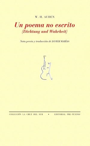 POEMA NO ESCRITO,UN | 9788481910766 | AUDEN,W.H.