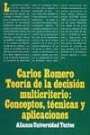 TEORIA DE LA DECISION | 9788420681443 | ROMERO, CARLOS