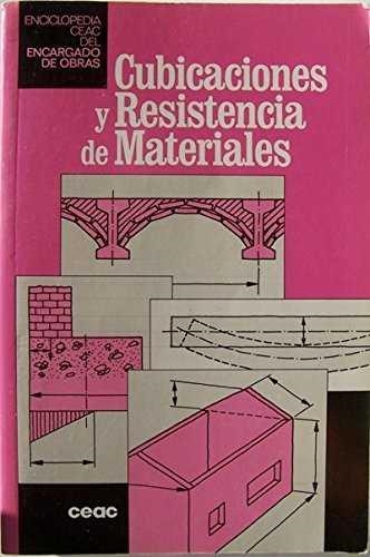 CUBICACIONES Y RESISTENCIA DE MATERIALES | 9788432926051 | CEAC