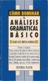 ANALISIS GRAMATICAL BASICO | 9788435903639 | ONIEVA MORALES, JUAN LUIS