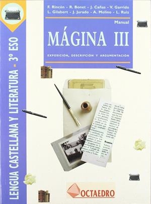 MAGINA III 3º ESO LENGUA CASTELLANA Y LITERATURA | 9788480630641 | RINCÓN RÍOS, FRANCISCO