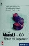 VISUAL J++ 6.0 MANUAL DEL PROGRAMADOR | 9788448121174 | MICROSOFT CORPORATION