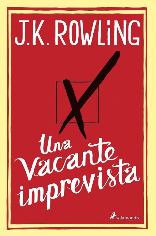 VACANTE IMPREVISTA, UNA | 9788498384925 | ROWLING, J. K.
