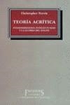 TEORIA ACRITICA | 9788437615349 | NORRIS, Christopher