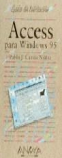 ACCESS PARA WINDOWS 95 | 9788476148969 | GARCIA NUÑEZ