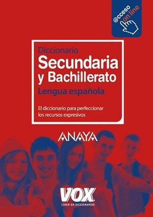 DICCIONARIO DE SECUNDARIA Y BACHILLERATO LENGUA ESPAÑOLA | 9788499740096 | VV AA