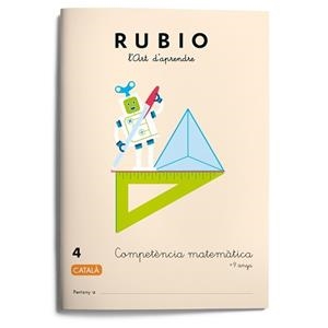 COMPETÈNCIA MATEMÀTICA RUBIO 4 (CATALÀ) | 9788417427030