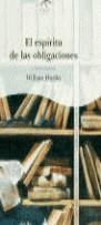 ESPIRITU DE LAS OBLIGACIONES , EL | 9788489846647 | HAZLITT , WILLIAM
