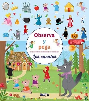 OBSERVA Y PEGA - LOS CUENTOS | 9789403219318 | BALLON