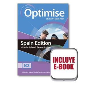 OPTIMISE B2 EXAM BKLT SB  PK | 9781380015976 | TAYLORE-KNOWLES, STEVE / MANN, MALCOLM