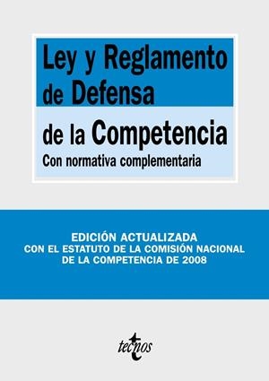 LEY Y REGLAMENTO DE DEFENSA DE LA COMPETENCIA | 9788430947225 | -