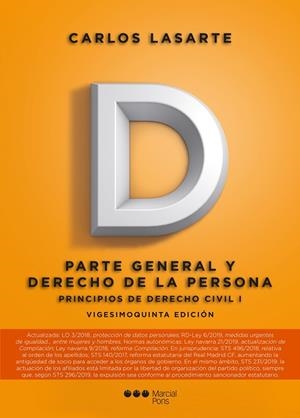 PRINCIPIOS DE DERECHO CIVIL | 9788491236719 | LASARTE ÁLVAREZ, CARLOS