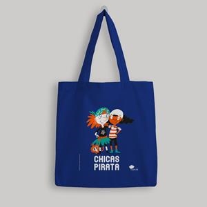 BOLSA DE TELA 'CHICAS PIRATA' - COLOR AZUL | 9788418133985 | GÓMEZ / ISERN SUSANNA