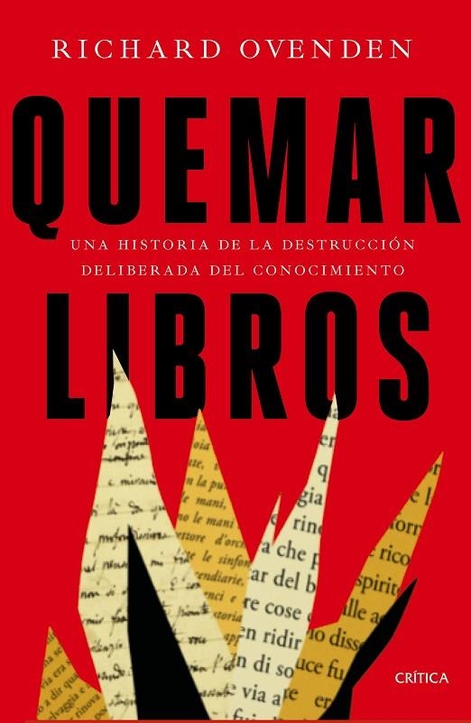 QUEMAR LIBROS | 9788491993032 | OVENDEN, RICHARD