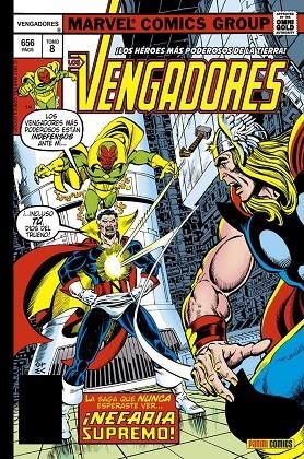 MARVEL GOLD OMNIBUS LOS VENGADORES. NEFARIA SUPREMO 8 | 9788413349060 | SHOOTER, JIM/ BYRNE, JOHN/ PEREZ, GEORGE/ WENZEL, DAVID/ STARLIN, JIM/ VVAA