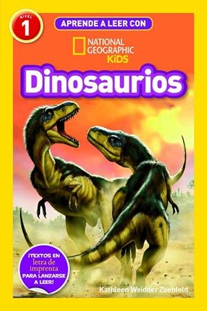 APRENDE A LEER CON NATIONAL GEOGRAPHIC (NIVEL 1) - DINOSAURIOS | 9788482988238 | WEIDNER ZOEHFELD, KATHY