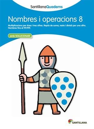 NOMBRES I OPERACIONS 8 SANTILLANA | 9788468013893 | VARIOS AUTORES