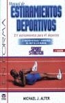 MANUAL DE ESTIRAMIENTOS DEPORTIVOS | 9788479022372 | ALTER, MICHAEL J.