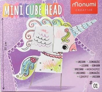 MINI CABEZA CUBO UNICORNIOS | 5903041010661