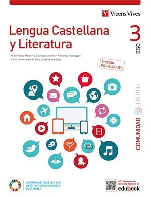 LENGUA CASTELLANA Y LITERATURA 3 BL CT (CER) | 9788468286280 | BERNABEU MORON, NATALIA / ESCRIBANO ALEMAN, ELENA / RODRIGUEZ DELGADO, PALOMA