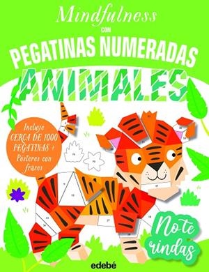 MINDFULNESS CON PEGATINAS NUMERADAS: ANIMALES | 9788468363646 | AA VV