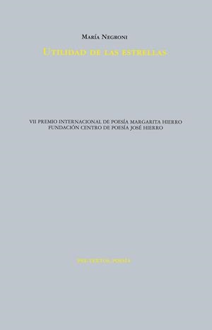 UTILIDAD DE LAS ESTRELLAS | 9788419633927 | NEGRONI, MARÍA