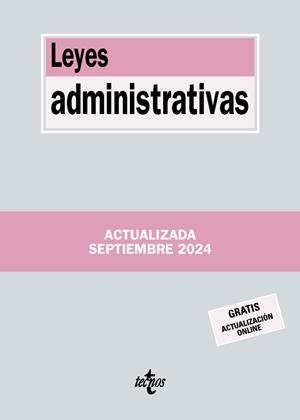 LEYES ADMINISTRATIVAS ED. 2024 | 9788430991075 | EDITORIAL TECNOS