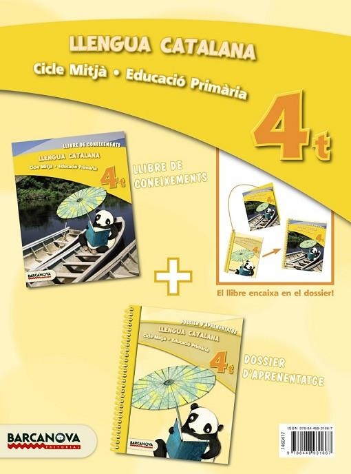 LLENGUA CATALANA 4T CM. LLIBRE I DOSSIER | 9788448931667 | BOIXADERAS, ROSA/BOTA, MONTSERRAT/CAMPS, MONTSERRAT/GONZALÉZ, ESTER/MONTAÑOLA, ROSER/PASCUAL, CARME/
