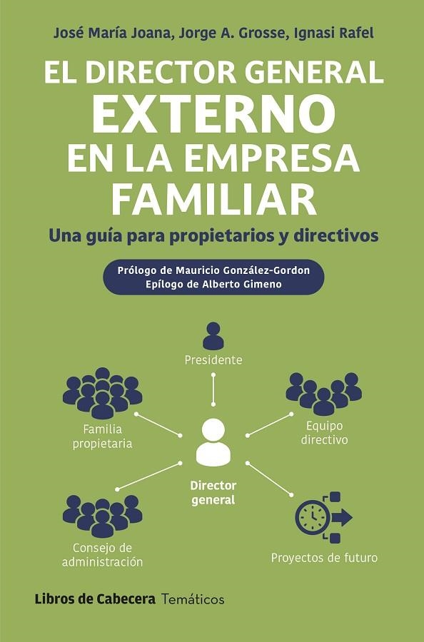 EL DIRECTOR GENERAL EXTERNO EN LA EMPRESA FAMILIAR | 9788412879643 | JOANA, JOSÉ MARÍA / GROSSE, JORGE A. / RAFEL, IGNASI