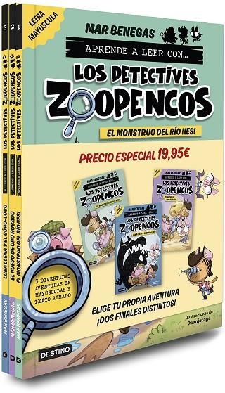 PACK ¡LOS DETECTIVES ZOOPENCOS! 1, 2 Y 3 | 9788408300946 | BENEGAS, MAR