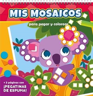 MIS MOSAICOS PARA PEGAR Y COLOREAR. ANIMALES SALVAJES | 9788410515239 | VV.AA.3