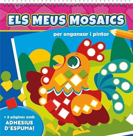 ELS MEUS MOSAICS PER ENGANXAR I PINTAR. ANIMALS DOMÈSTICS | 9788410515222 | VV.AA.3